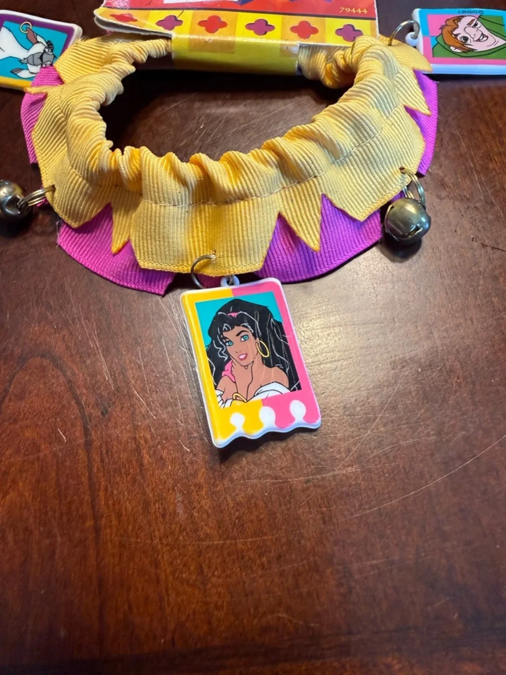 ‘96 Disney Dead Stock Jester Twist Wrap Scrunchie- Hunchback of Notre Dame